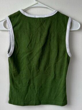 Green tank top